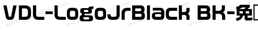 VDL-LogoJrBlack BK字体转换